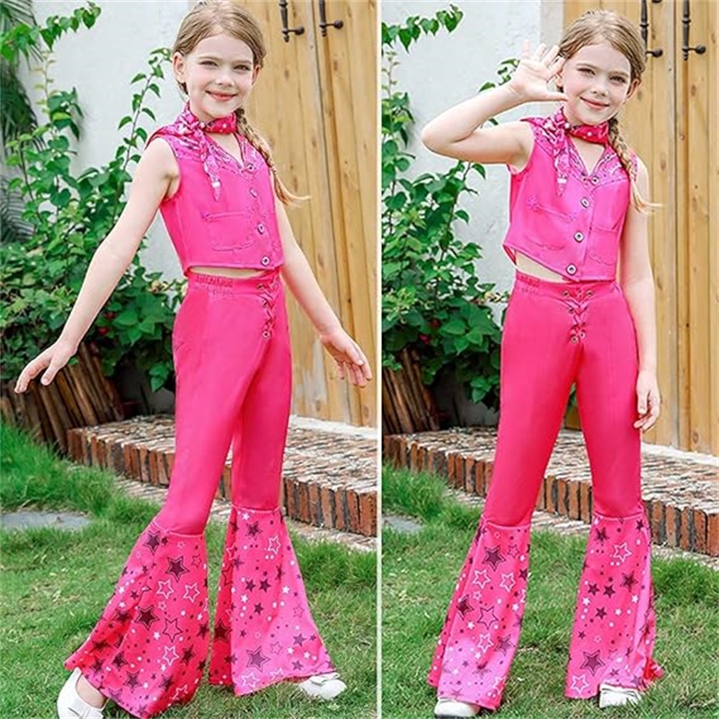 Baby Clothing Sizes - Cowgirl Pink Costume Set Girls Kids