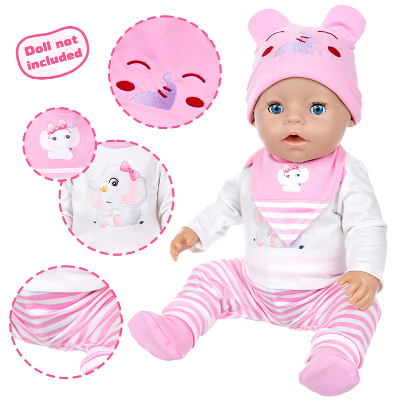 Baby Clothing Accessories - Doll Clothes Set for 16-18 Inch