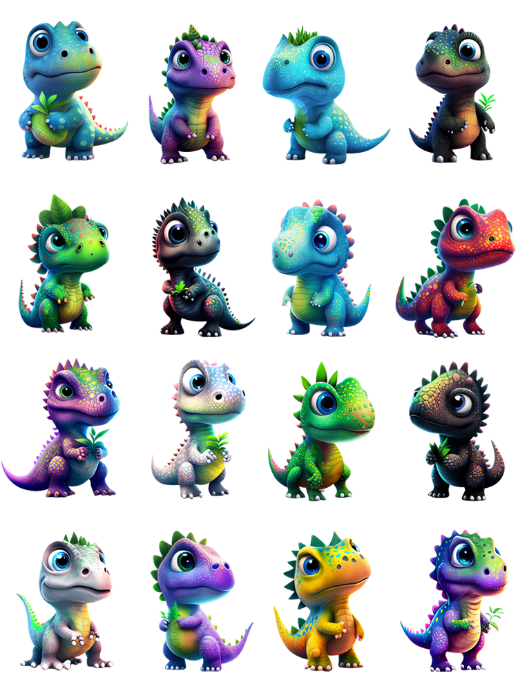 Baby Clothing Used - Cute Dinosaur Baby Mini Patch for