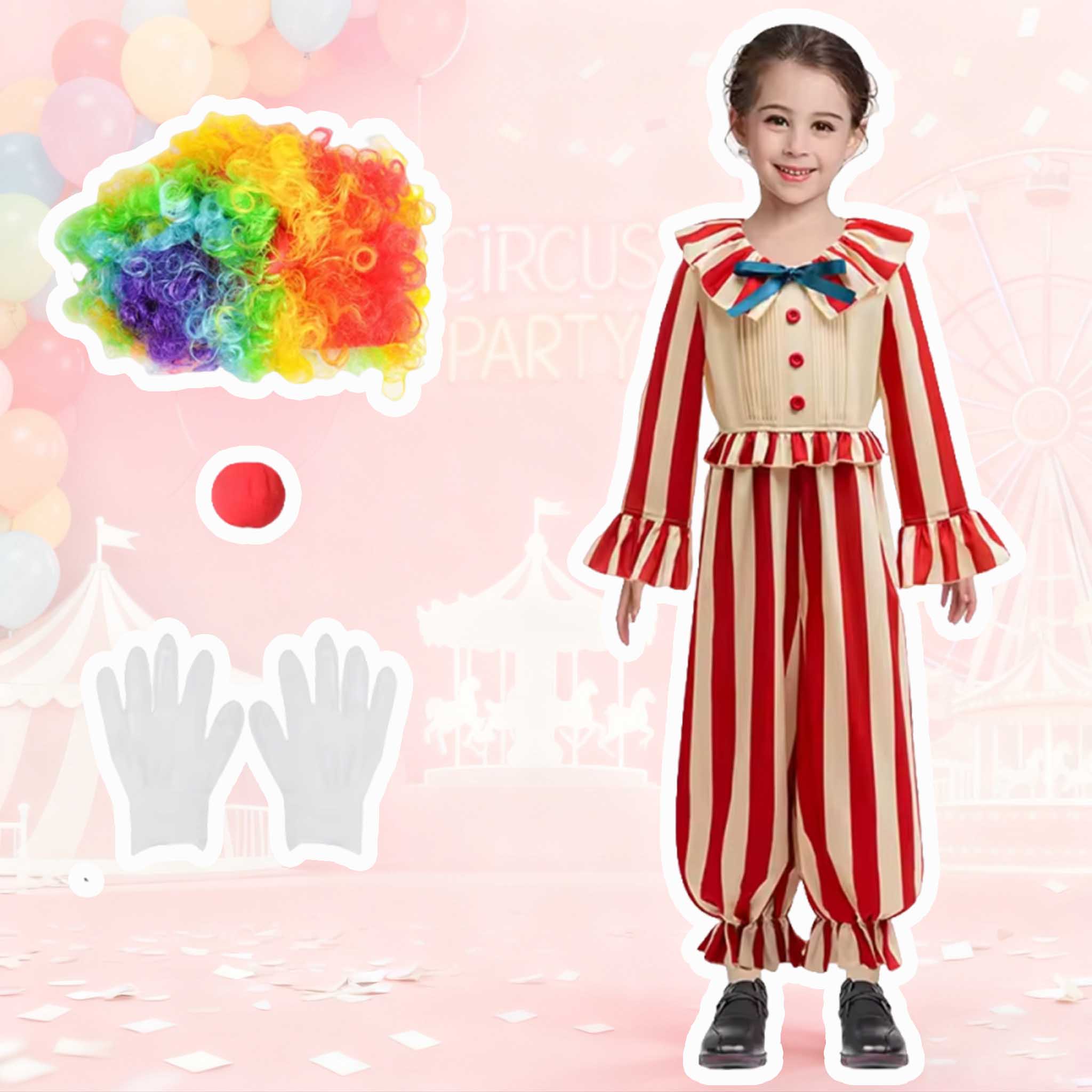Baby Clothing For Girls - Halloween Clown Outfits Baby Girls Boys