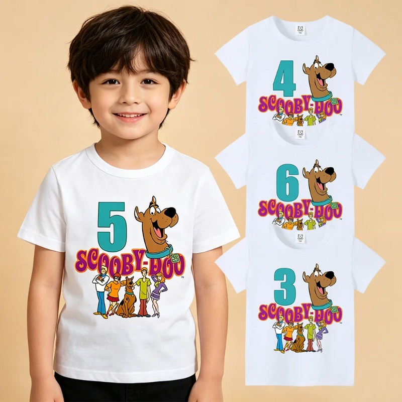 Baby Clothing Accessories - Scooby-Doo Birthday Number Tee Shirt Baby