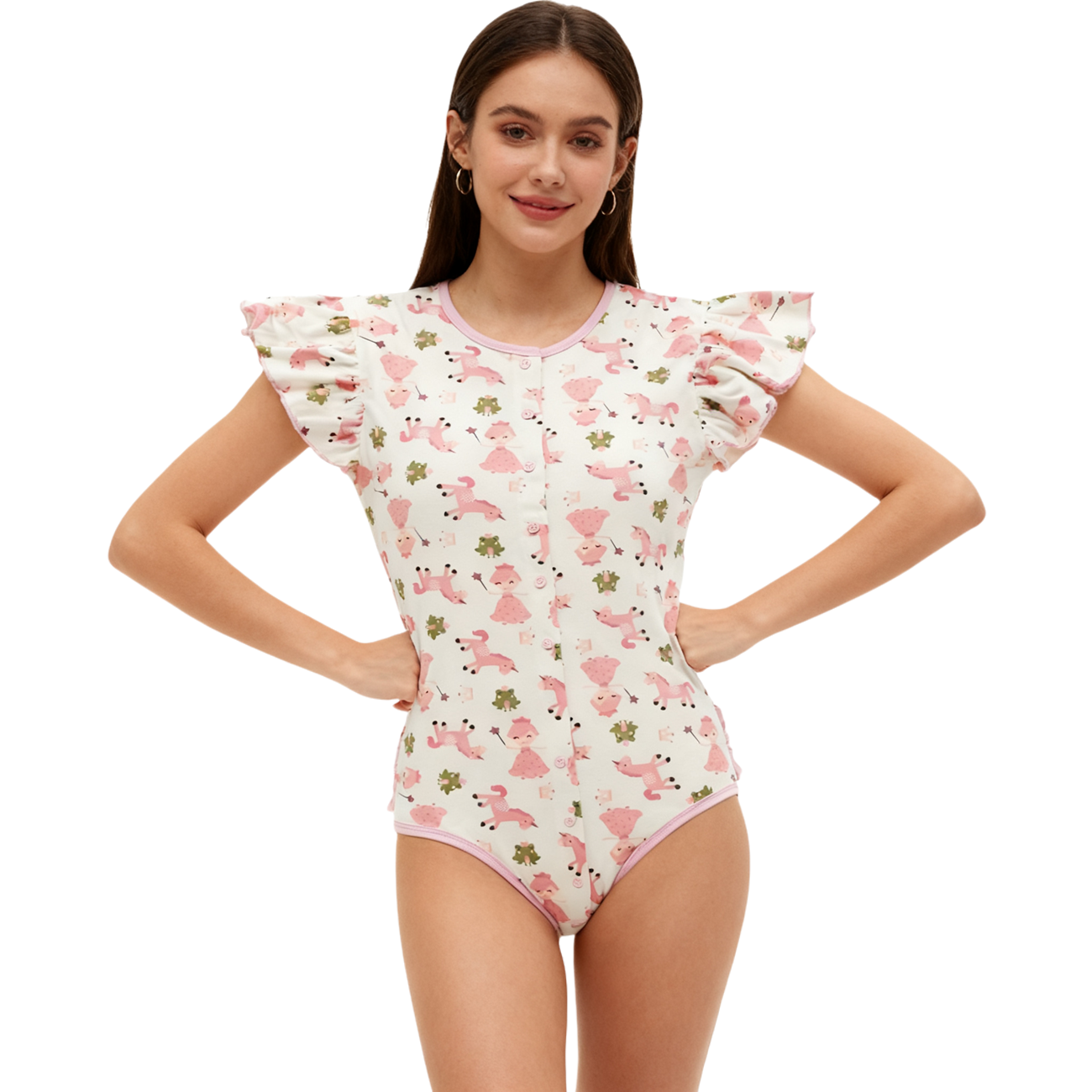 pink princess bodysuit/adult o - огляд і ціна Romper Onesie Baby