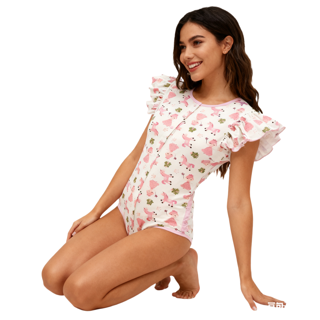 pink princess bodysuit/adult o - огляд і ціна Romper Onesie Baby