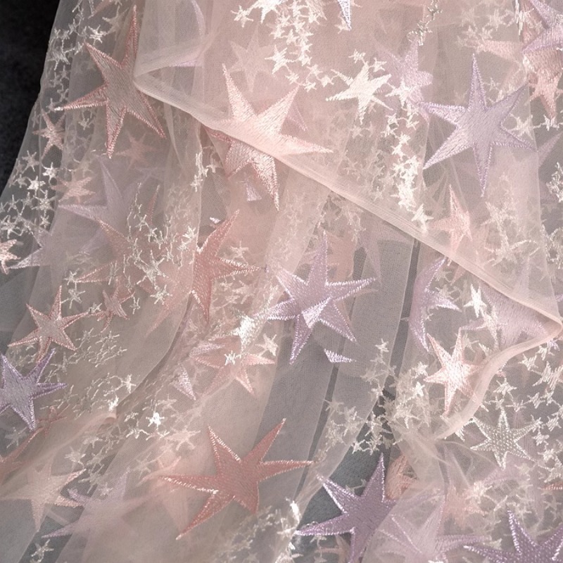Colorful Star Embroidered Mesh - огляд і ціна Baby Clothing Sewing