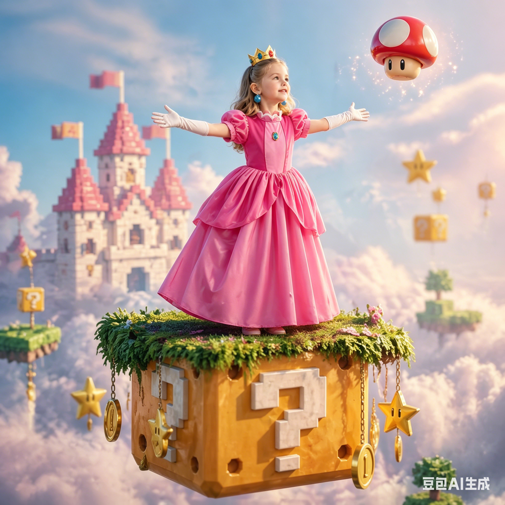 Princess Peach Style Dress Up  - огляд і ціна Baby Clothing For Girls
