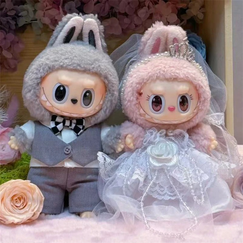 15 17cm For Labubu Doll Weddin - огляд і ціна Baby Clothing Accessories