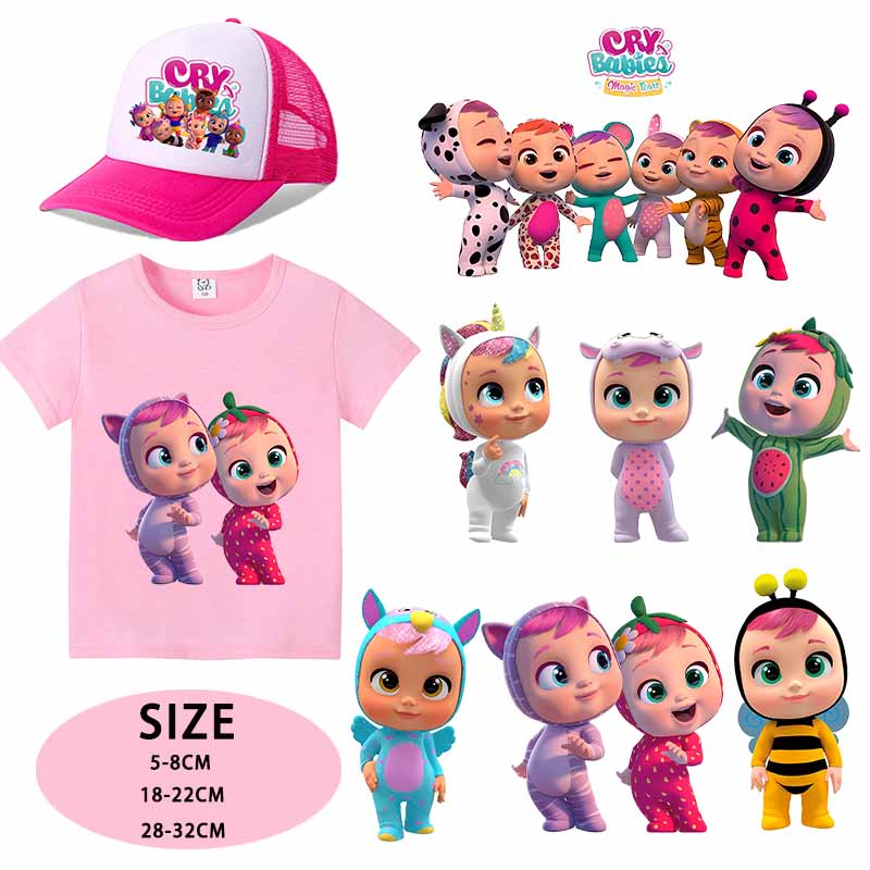 Crying Babies Iron on Patches  - огляд і ціна Baby Clothing Discount