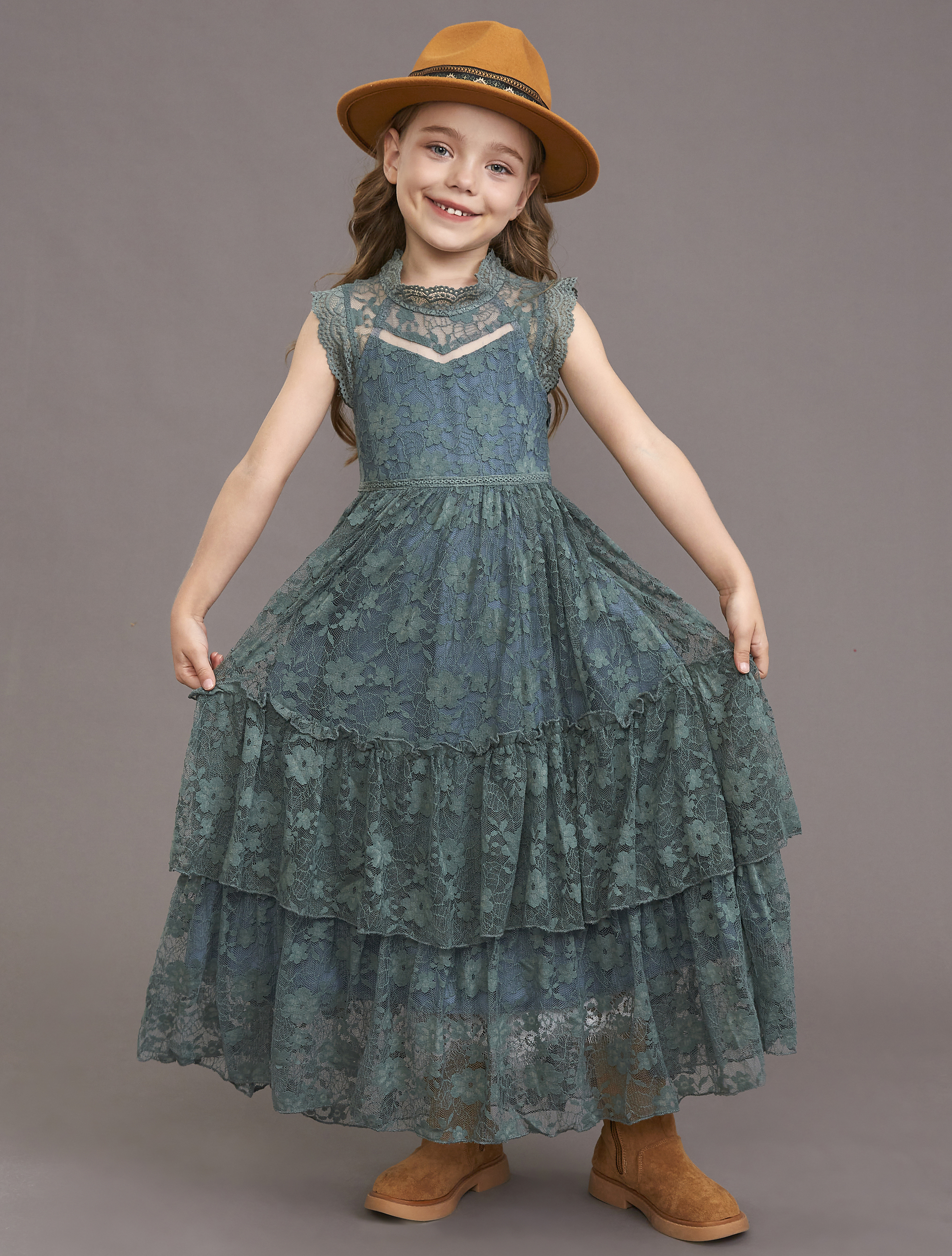 Girls Flower Dress Lace Cotton - огляд і ціна Baby Clothing Discount