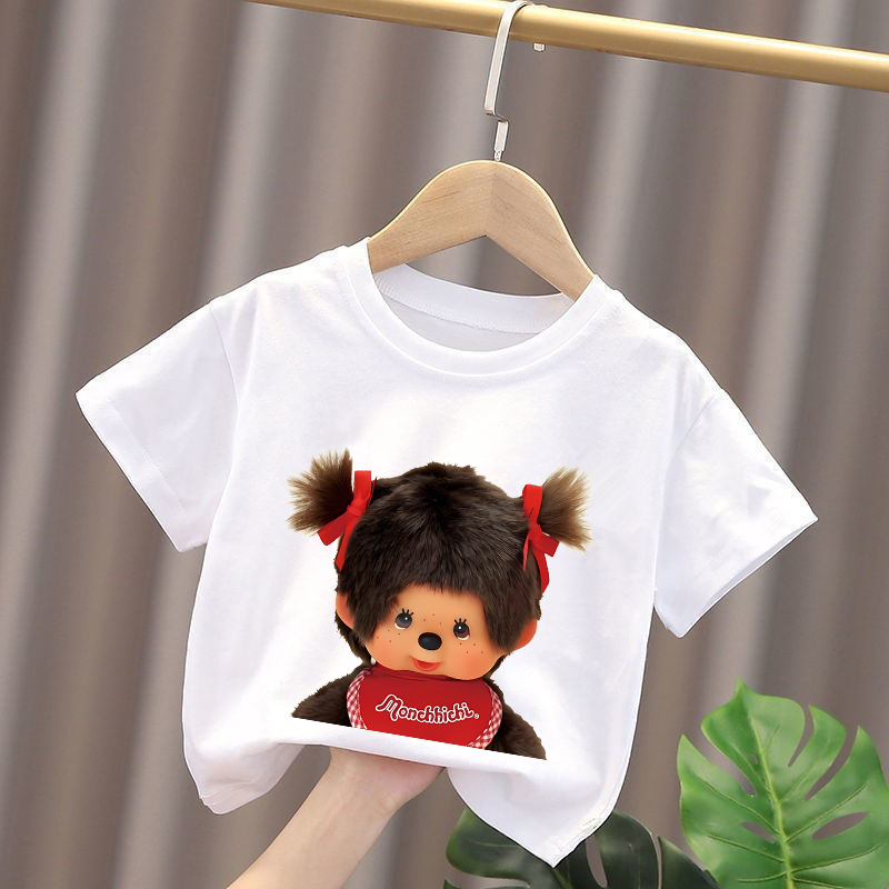 Monchhichi Kids T-shirts Anime - огляд і ціна Baby Clothing Accessories