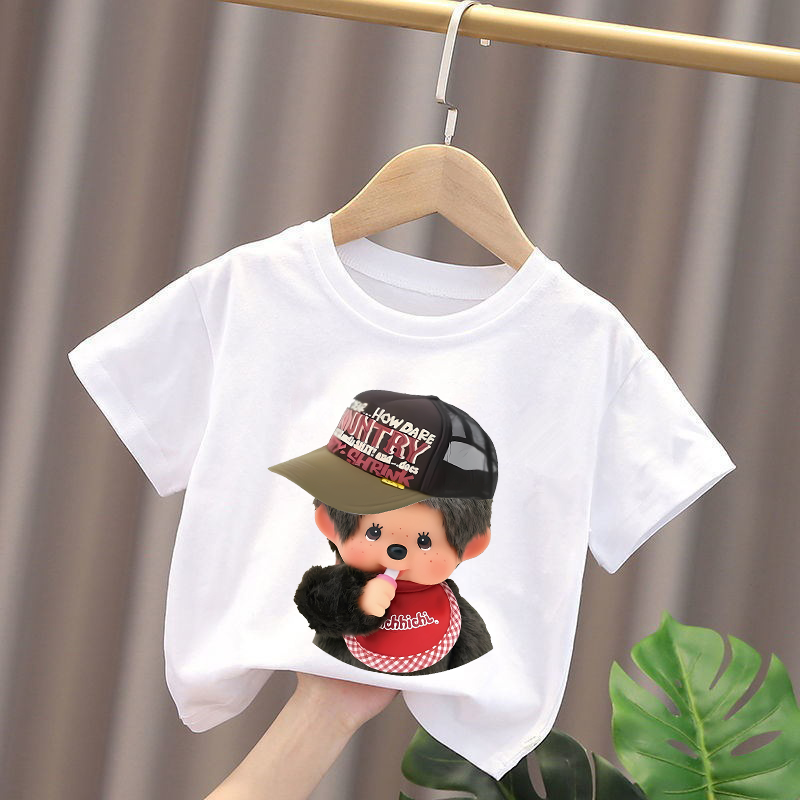 Monchhichi Kids T-shirts Anime - огляд і ціна Baby Clothing Accessories