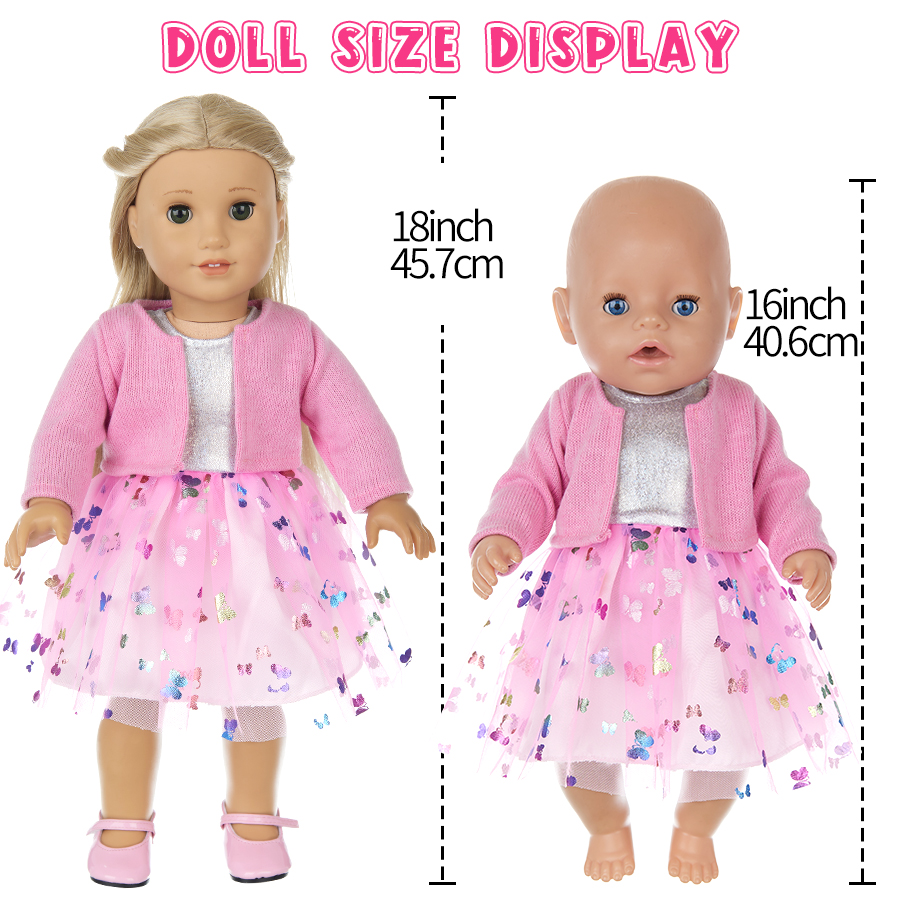 Doll Clothes for 16-18Inch 40- - огляд і ціна Baby Clothing Accessories