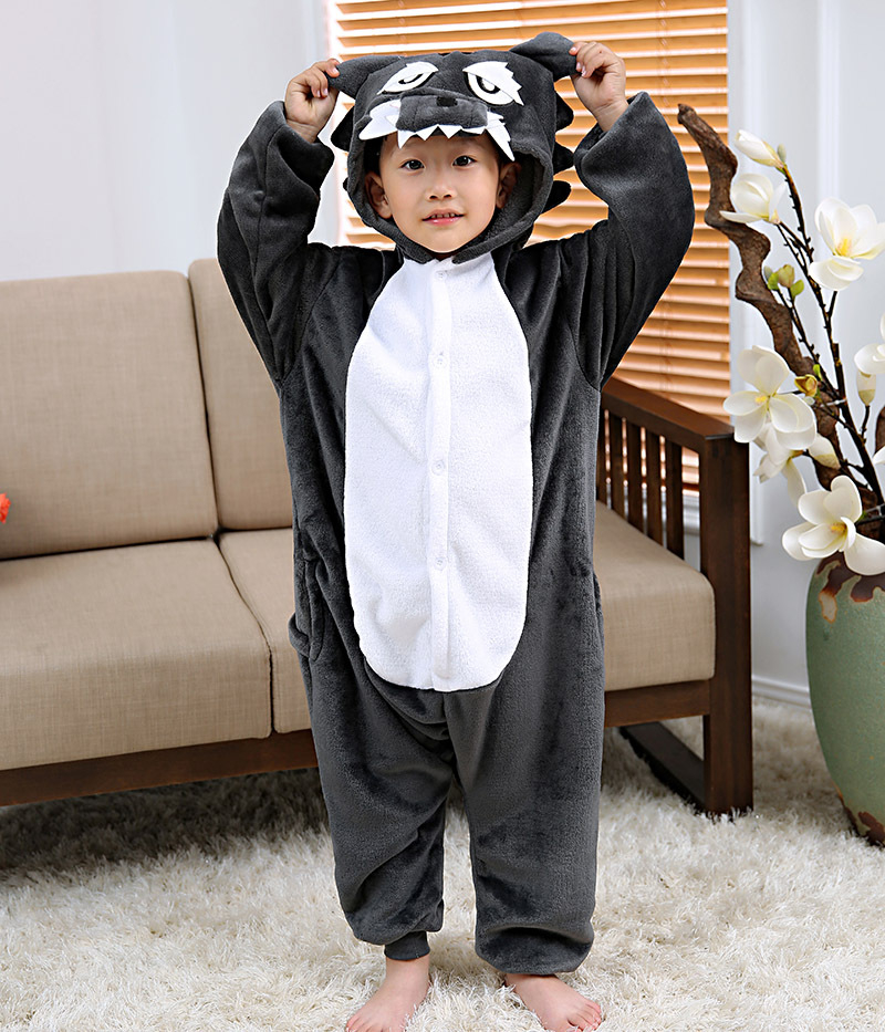 Child Boys Grey Wolf Panda Bir - огляд і ціна Romper Onesie Baby