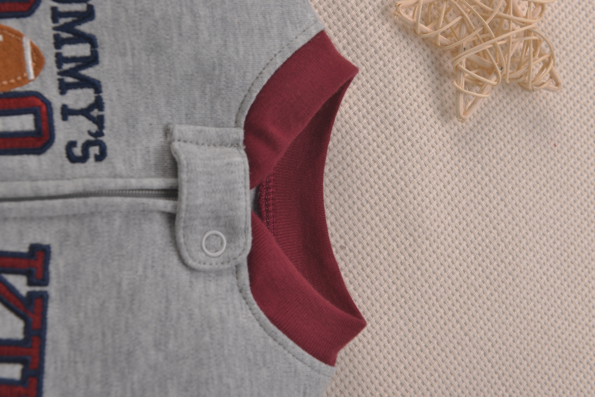 Grey Soft Cotton Baby Footed R - огляд і ціна Romper Onesie Baby