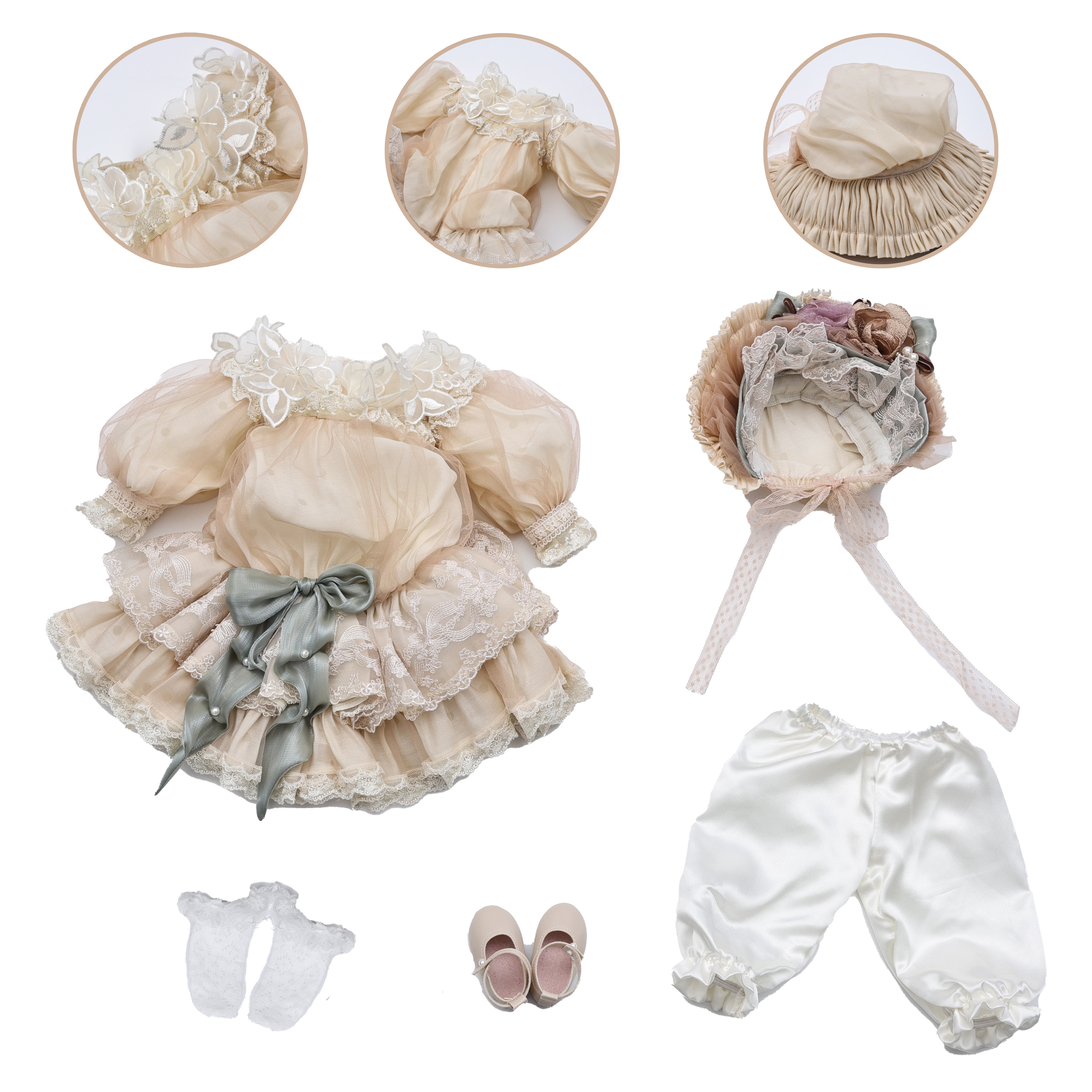 35pcs Cloveray Reborn Baby Dol - огляд і ціна Baby Clothing Accessories