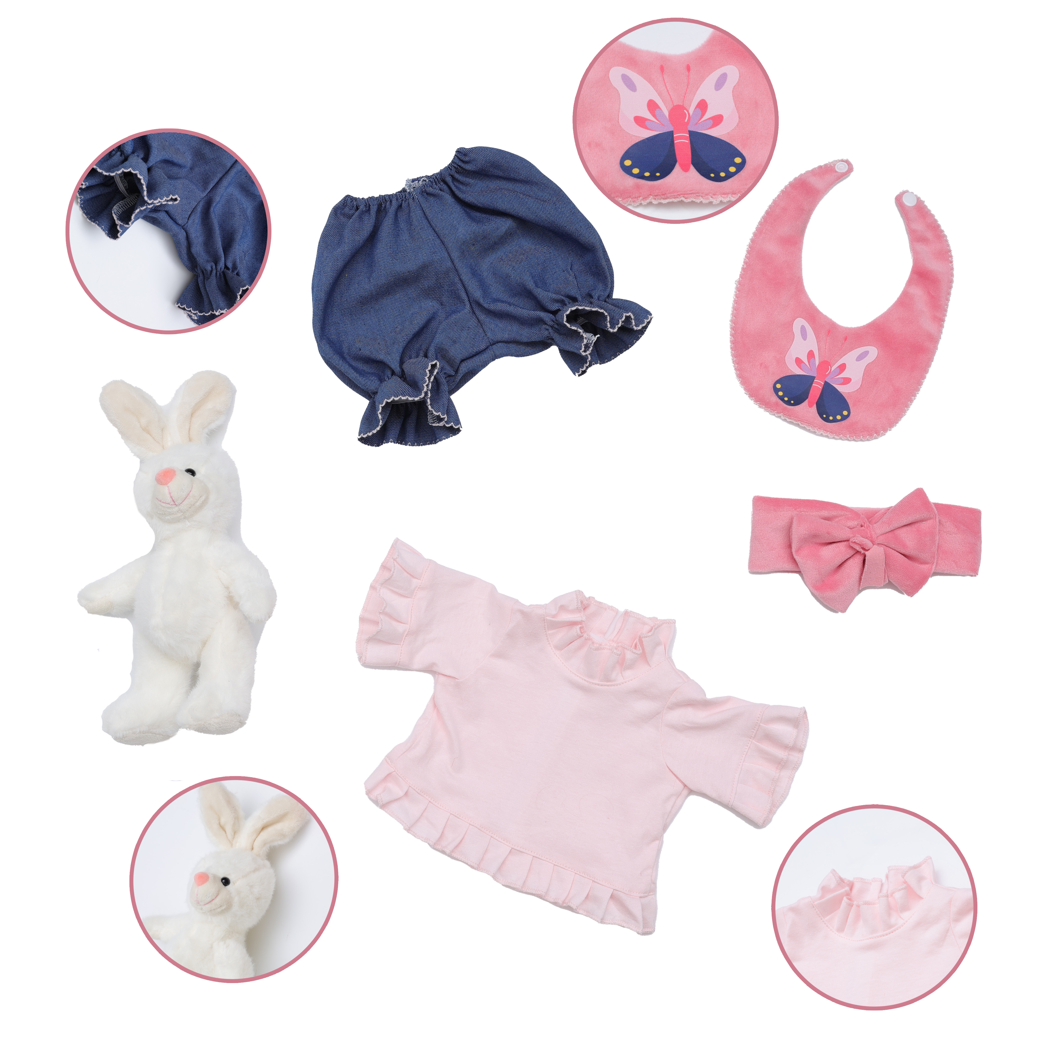 35pcs Cloveray Reborn Baby Dol - огляд і ціна Baby Clothing Accessories